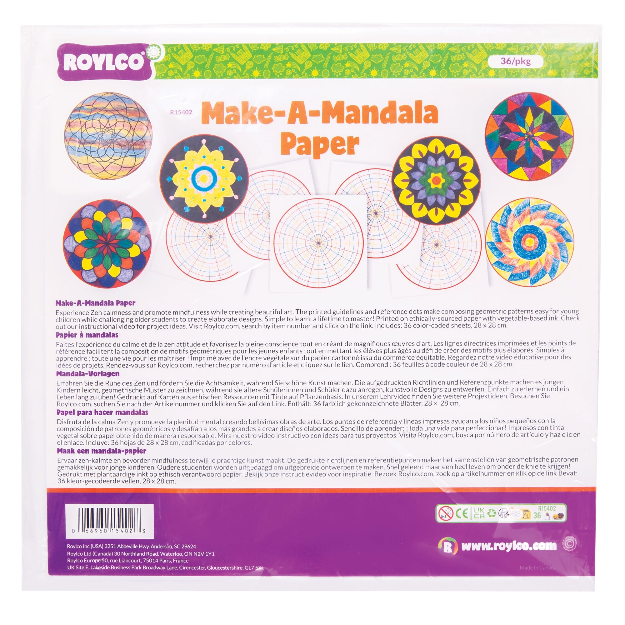 Roylco Make a Mandala Paper