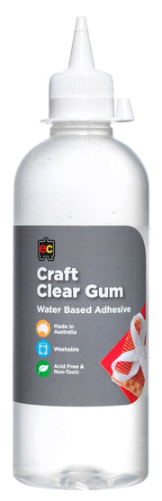 Clear Craft Gum - 500mL