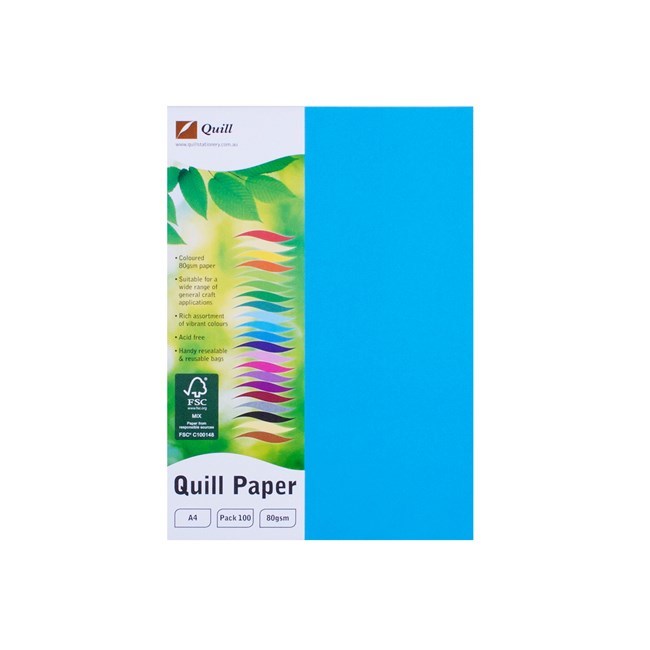Quill Paper A4 80gsm (Pack of 100)