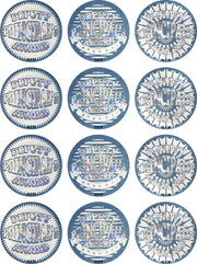 Deputy Principal's Award (40mm) - Silver Glitz Foil Stickers