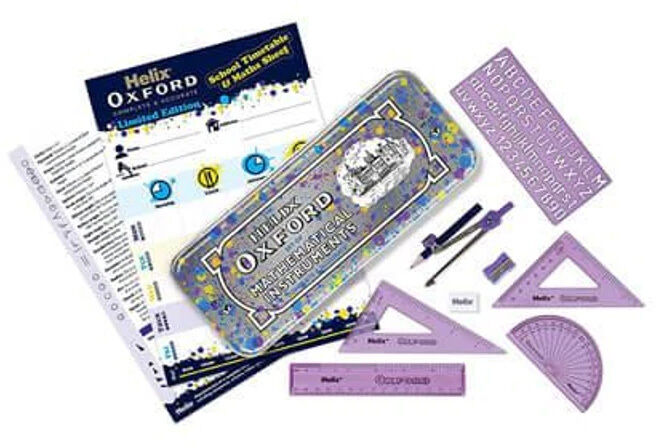 Helix Maths Set - Oxford Limited Edition: Purple