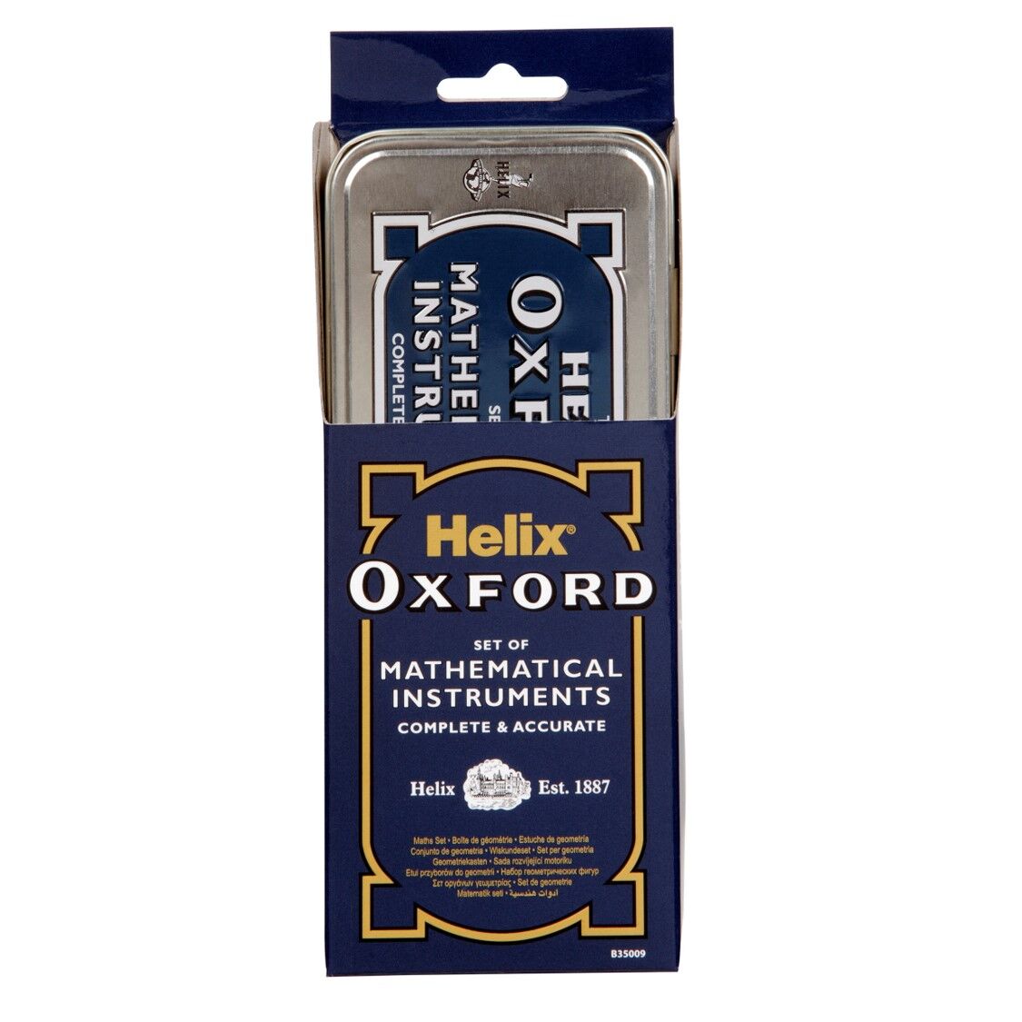 Helix Math Set - Oxford Economy (Blue)
