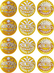 Principal's Award (40mm) - Gold Foil Stickers