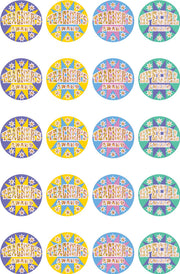 Teacher's Award Holographic Laser Stickers