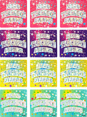 Head Teacher's Award Holographic Laser Stickers - Large 40mm: Pack of 48