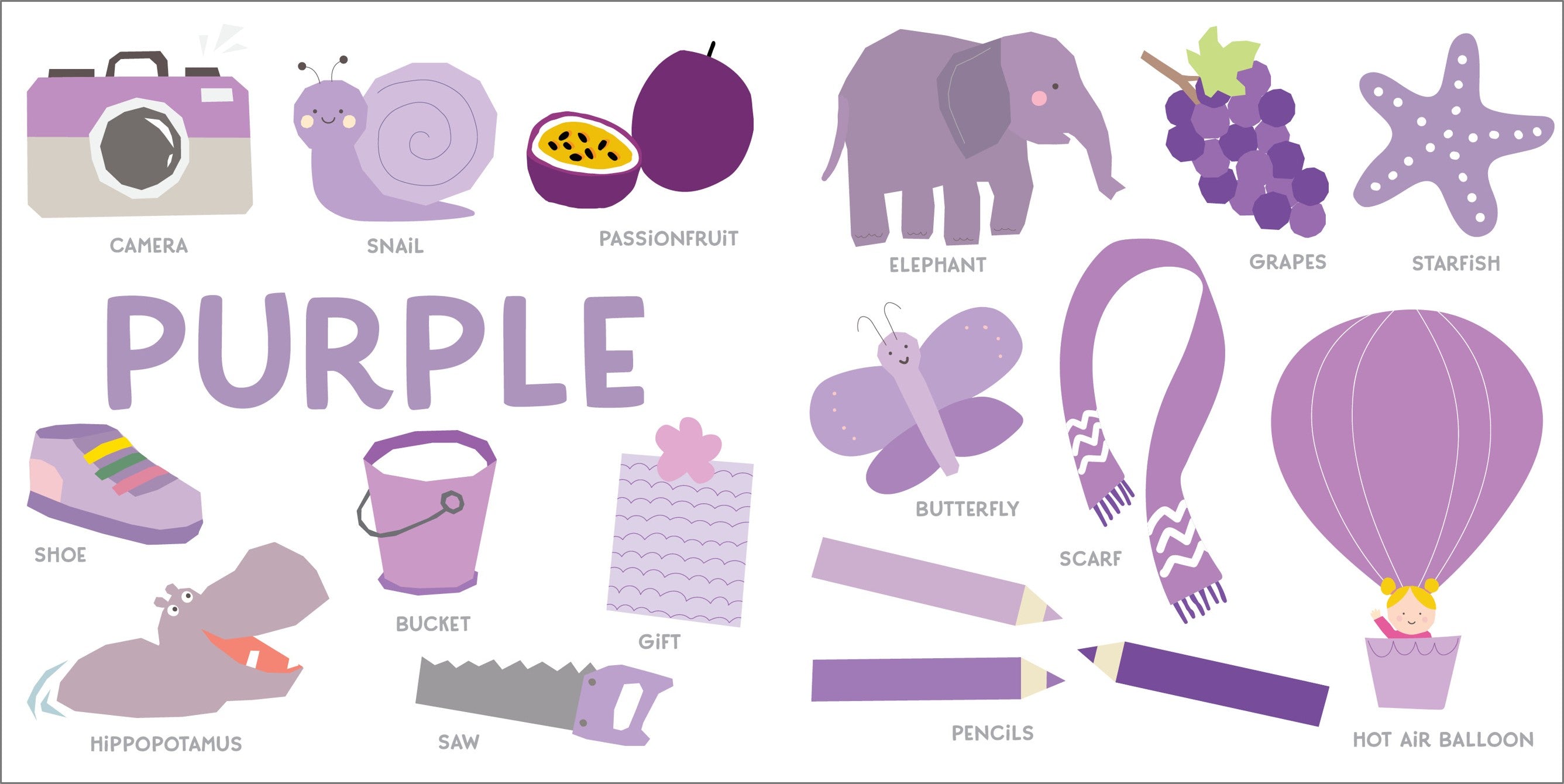 Padded Learning Book - My First Book of Colours — inside page 5