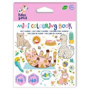 Haku Yoka Mini Colouring Book - Pets