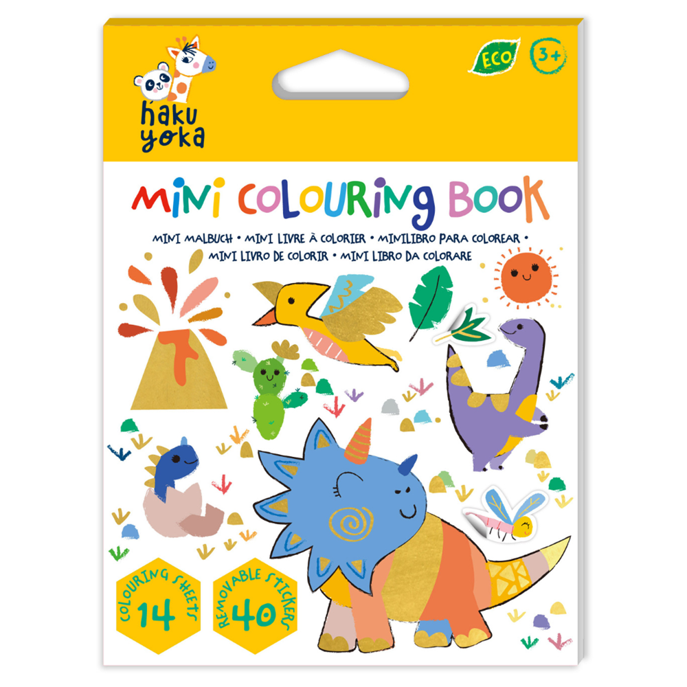 Haku Yoka Mini Colouring Book - Dino