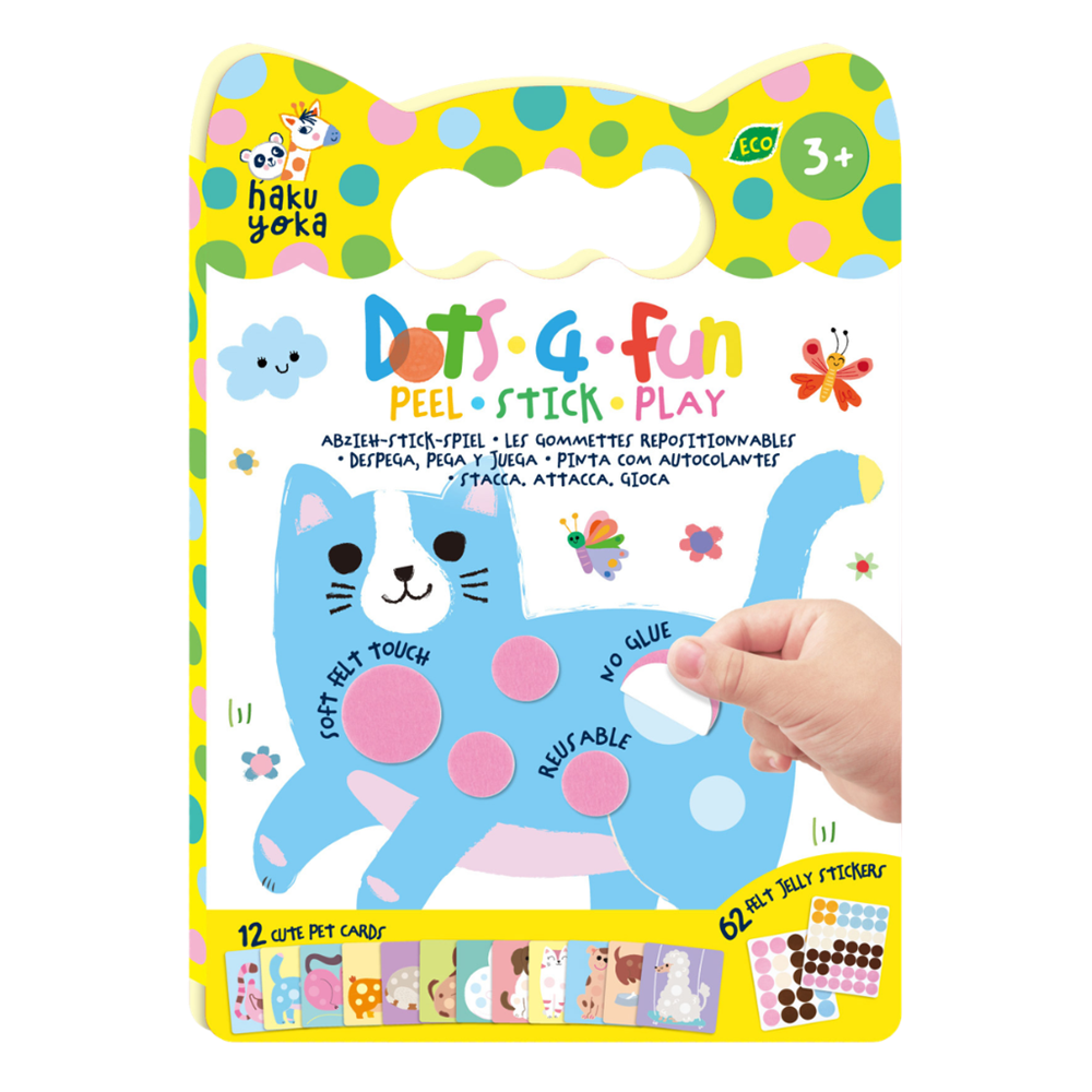Haku Yoka Dots 4 Fun - Peel Stick Play - Pets