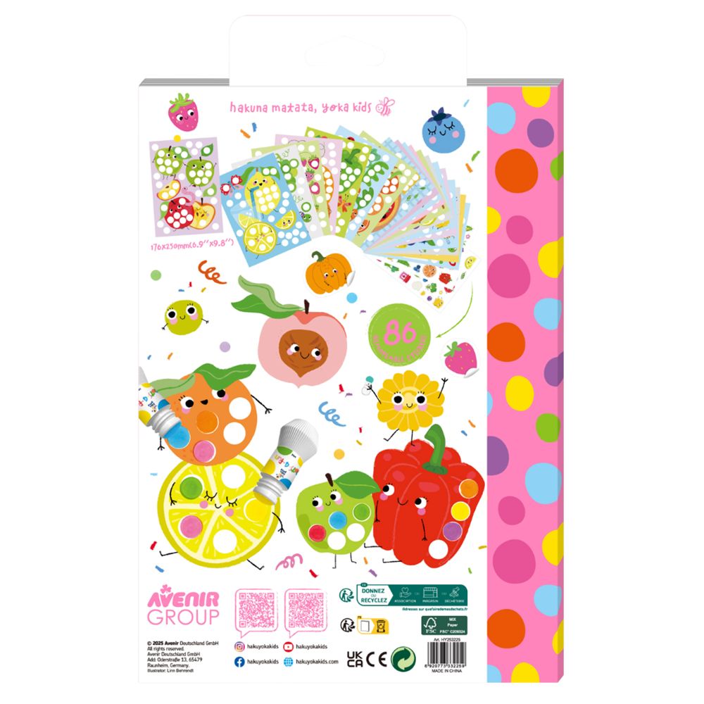 Haku Yoka Dots 4 Fun - Colouring Book - Food Party - view 2