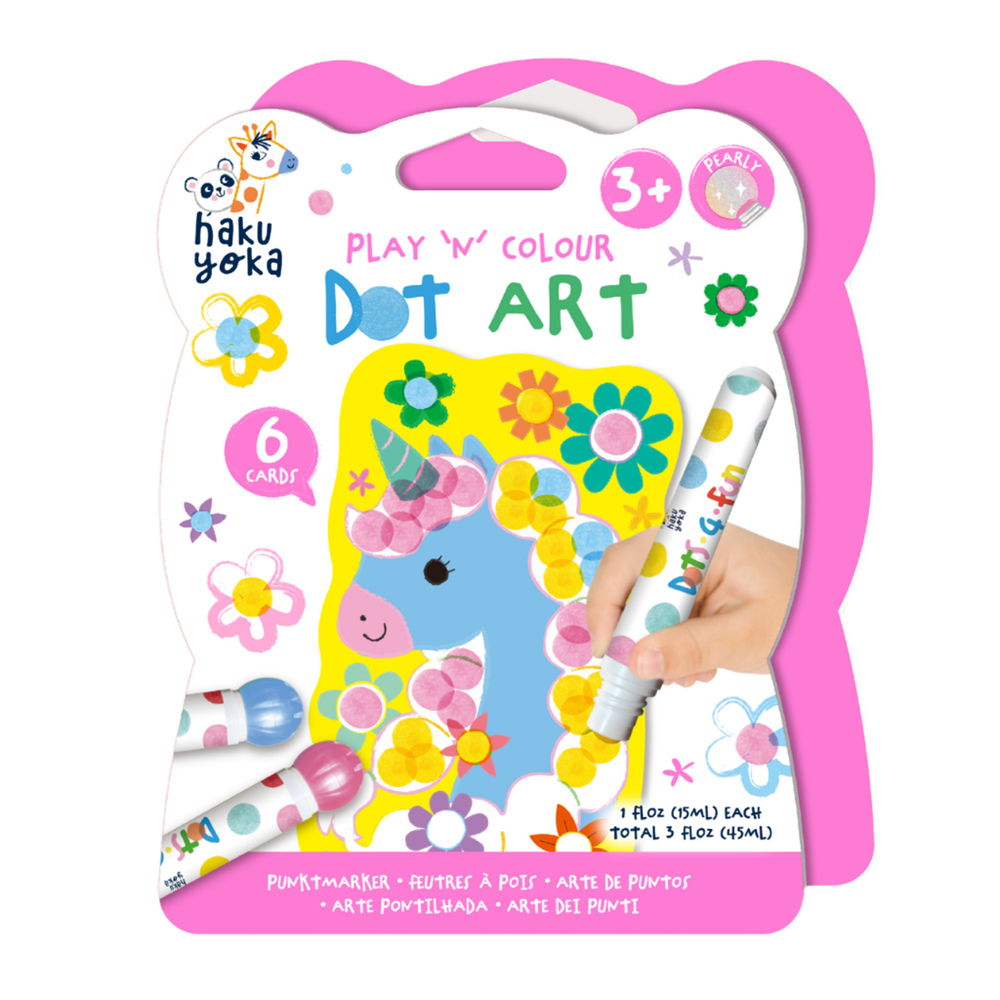 Haku Yoka Play N Colour - Unicorn Dot Art