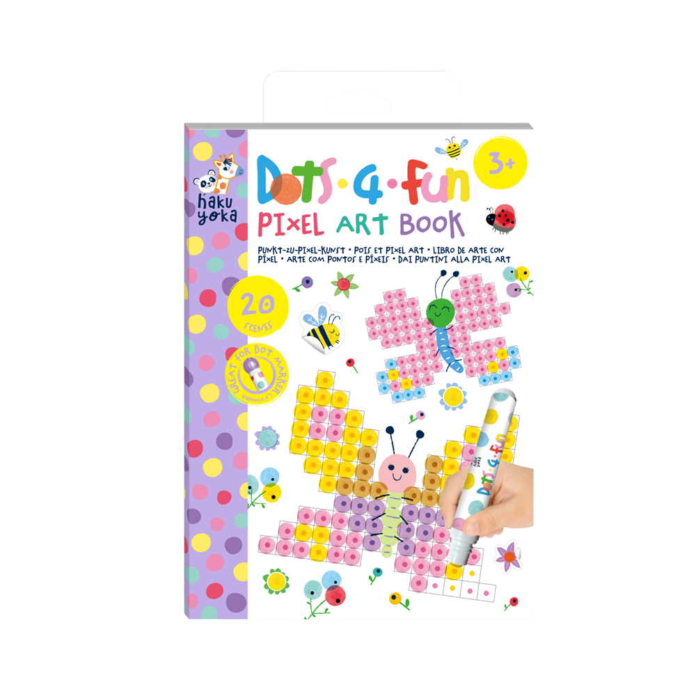 Haku Yoka Dots 4 Fun - Pixel Art Book - Garden