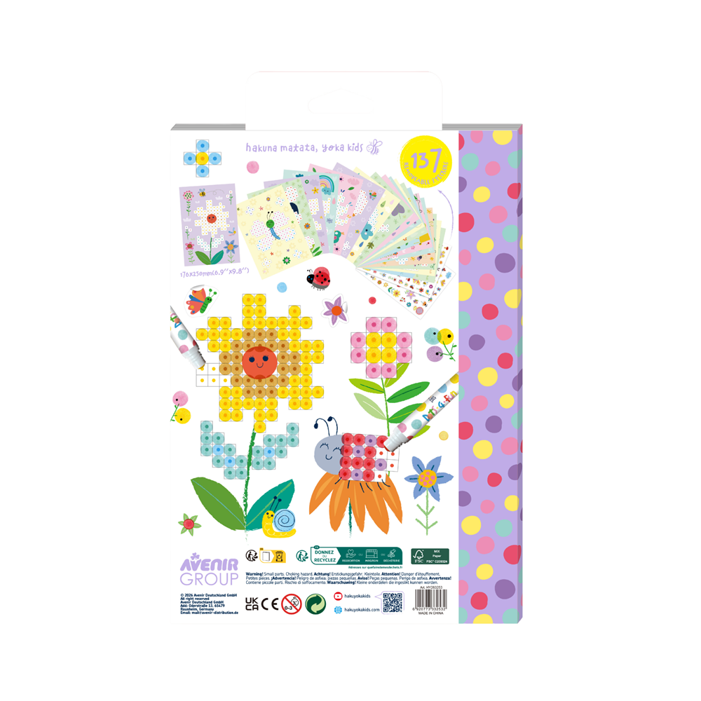 Haku Yoka Dots 4 Fun - Pixel Art Book - Garden - view 2