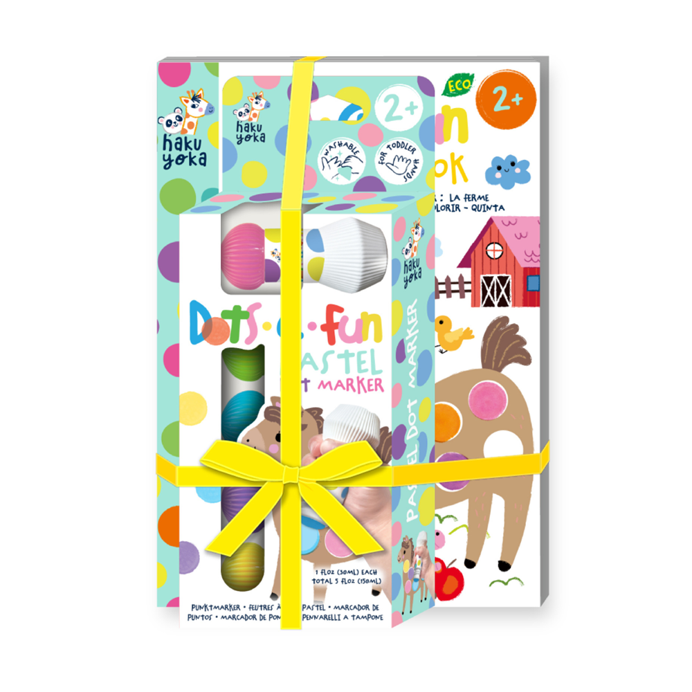 Haku Yoka Dots 4 Fun - Gift Set - Pastel