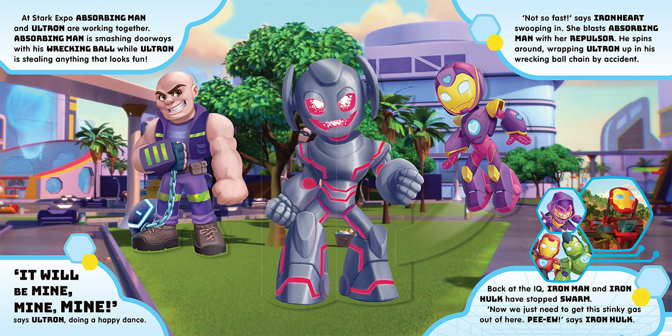 Iron Man and His Awesome Friends - Pop-Up Book - Iron Friends — inside page 3