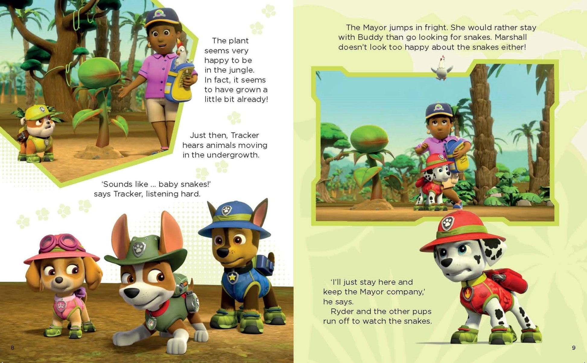 PAW Patrol - Collect-Me Book - Pups Save a Giant Plant — inside page 4