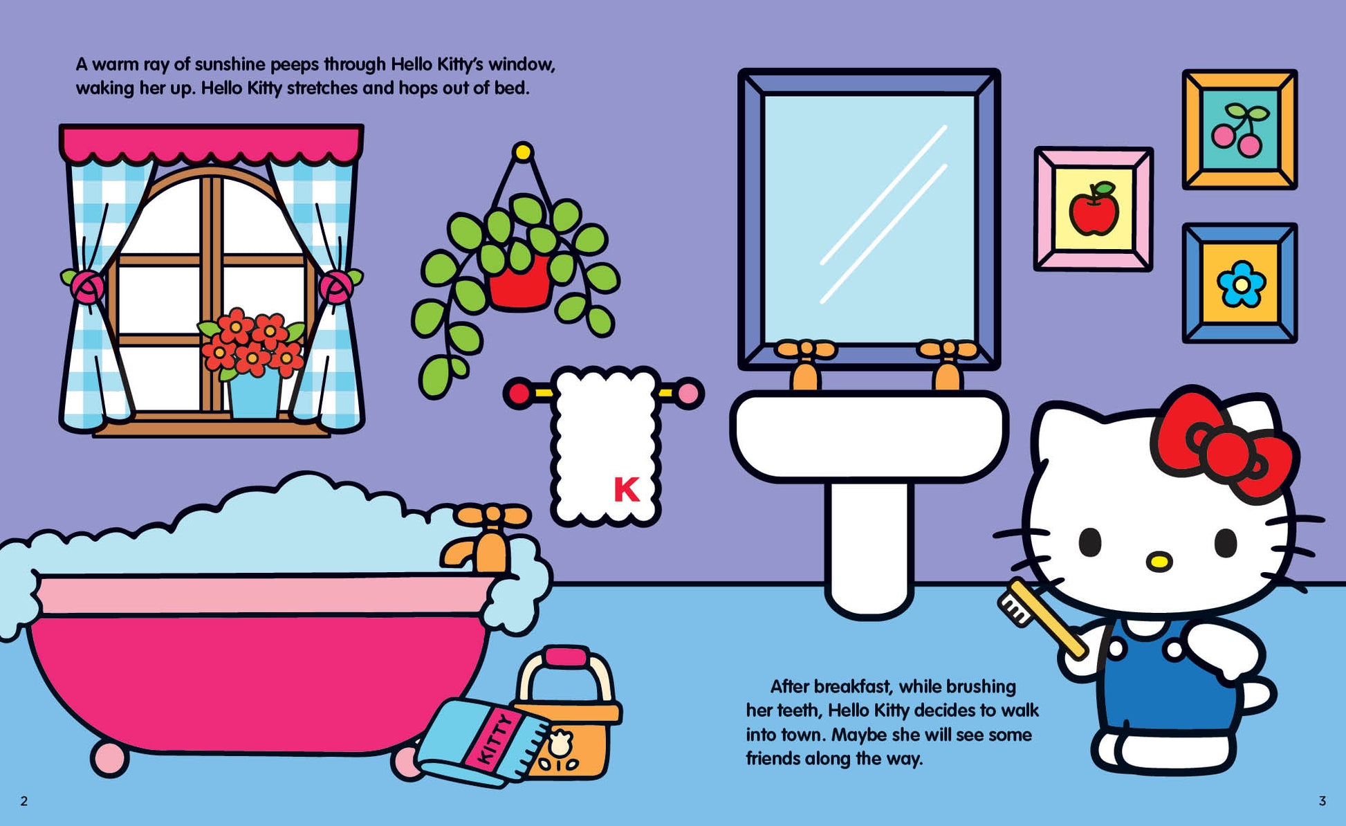 Hello Kitty and Friends - Collect-Me Book - Best Friends' Picnic — inside page 1