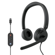 Incase Designed by Microsoft Modern USB-C Wired Dual Headset Black [I6N-00007]