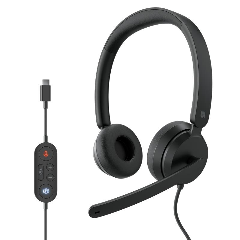 Incase Designed by Microsoft Modern USB-C Wired Dual Headset Black [I6N-00007]