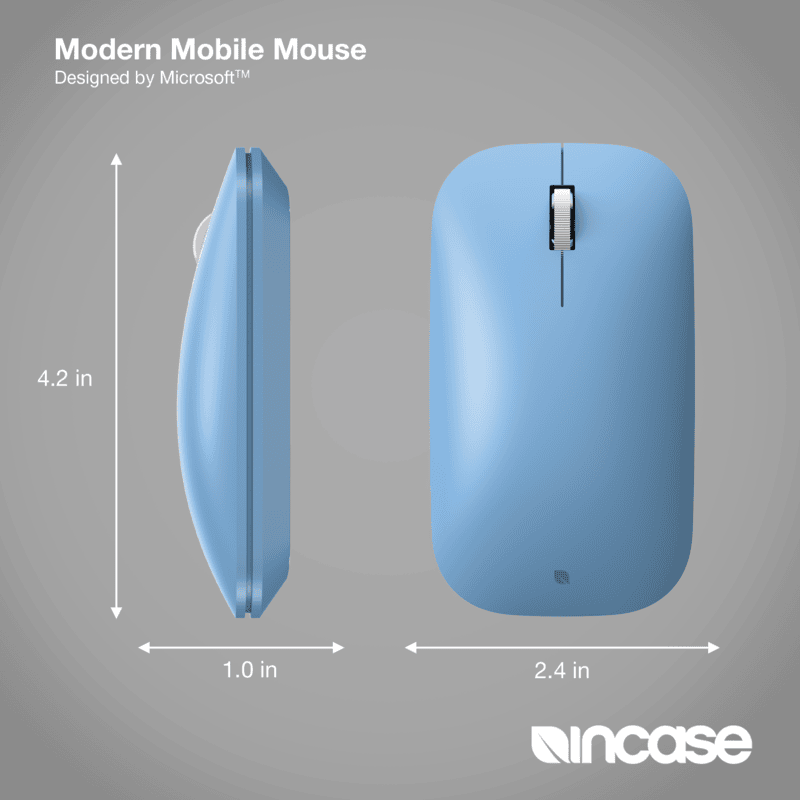 Incase Designed by Microsoft Bluetooth Modern Mobile Mouse Sapphire [KTF-00077]