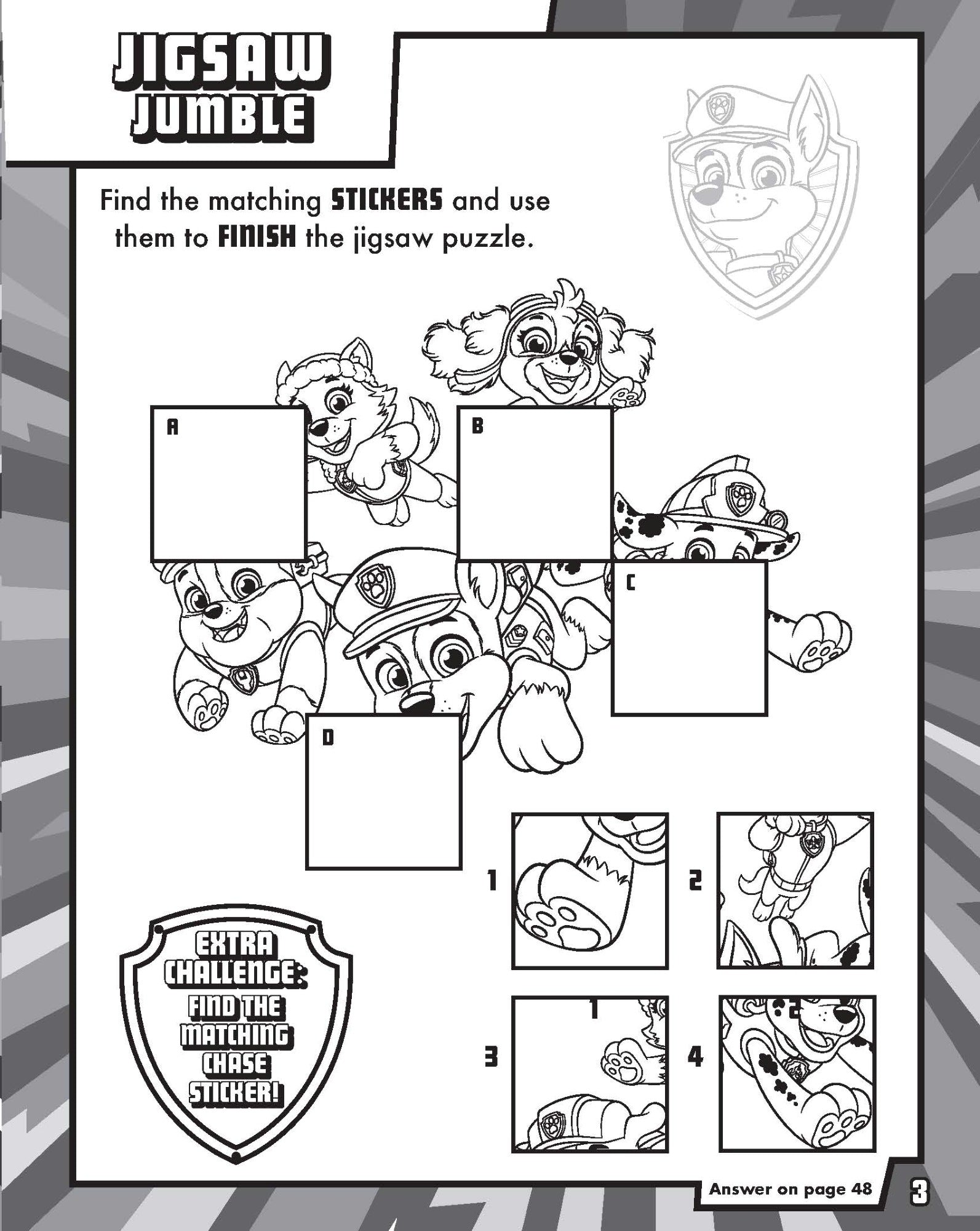 PAW Patrol - Ultimate Sticker Book - To the Rescue! — inside page 1