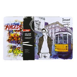 Jasart Coloured Pencil - Designer (Tin of 36)