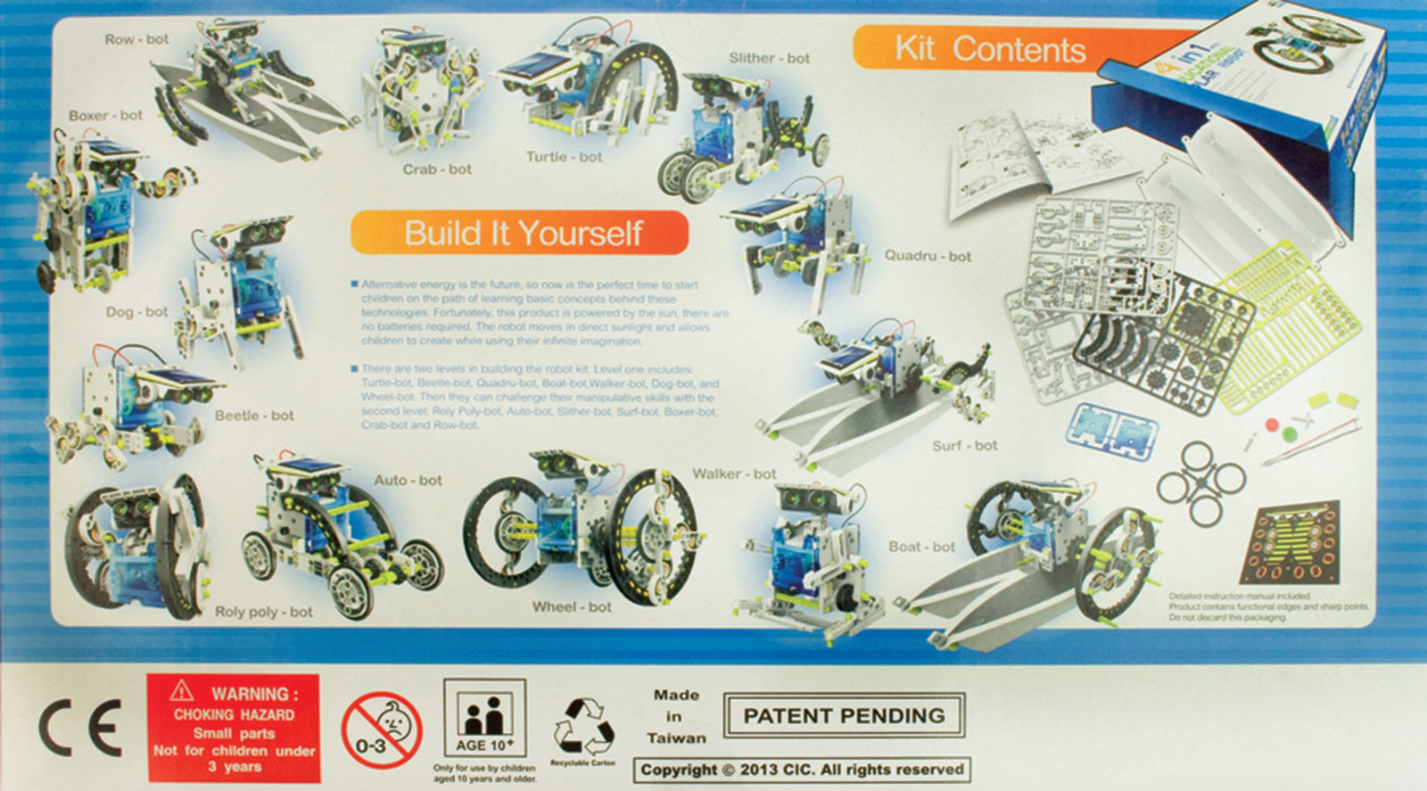 14-in-1 Educational Solar Robot