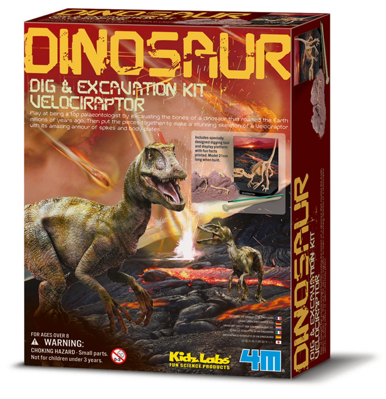 Dinosaur Dig & Excavation Kit - Velociraptor