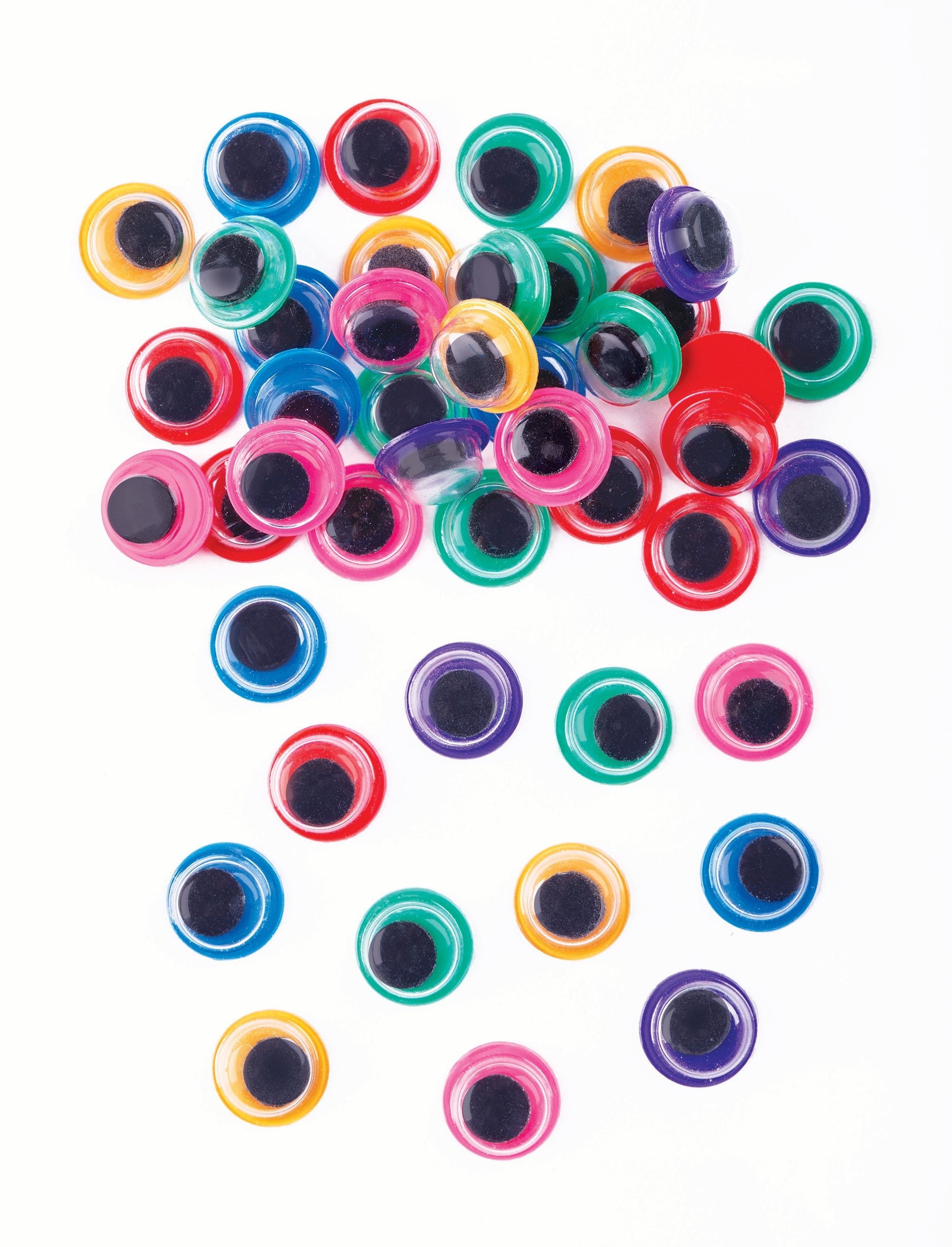 Rainbow Joggle Eyes - Set of 250