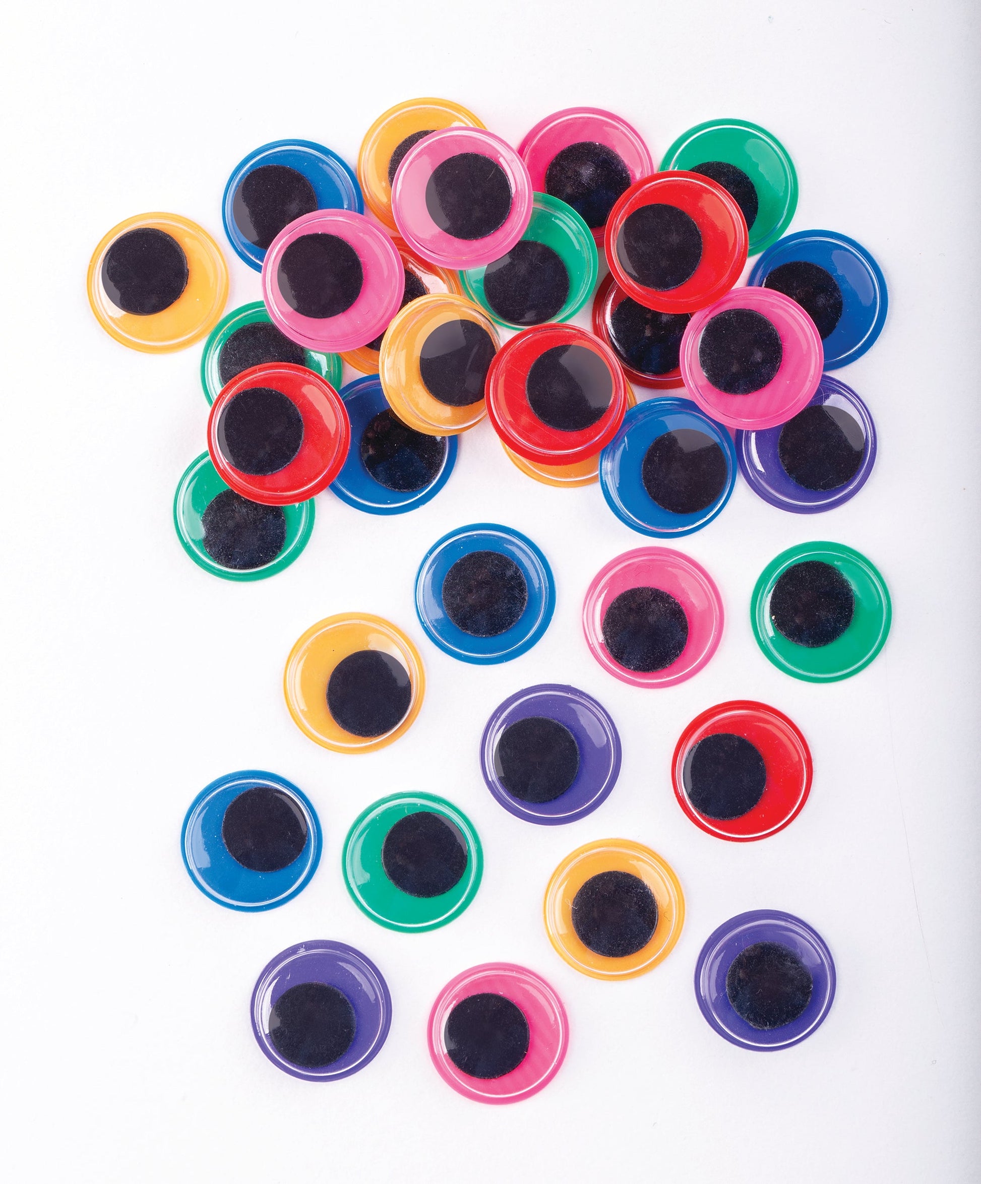 Rainbow Joggle Eyes - Set of 250