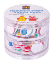 Rainbow Pupil Joggle Eyes - Set of 250