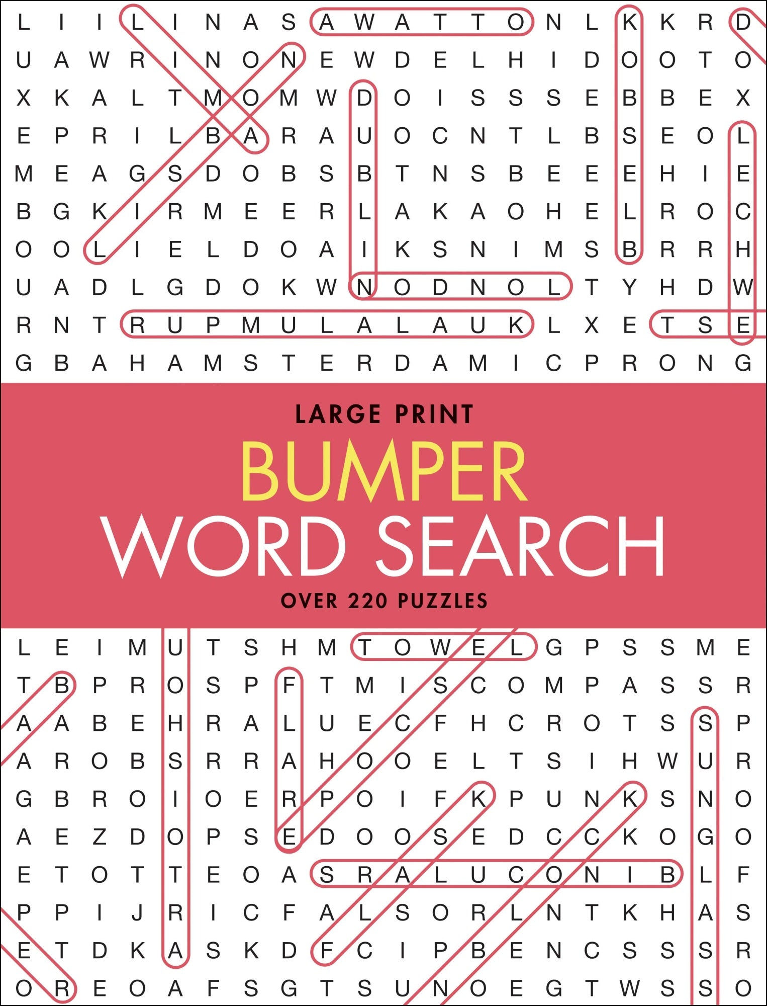 Large Print Bumper Puzzle Book - Word Search (orange banner) — inside page 2