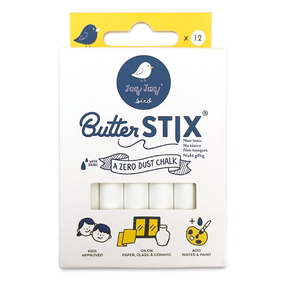 Jaq Jaq Bird ButterStix 12pk White