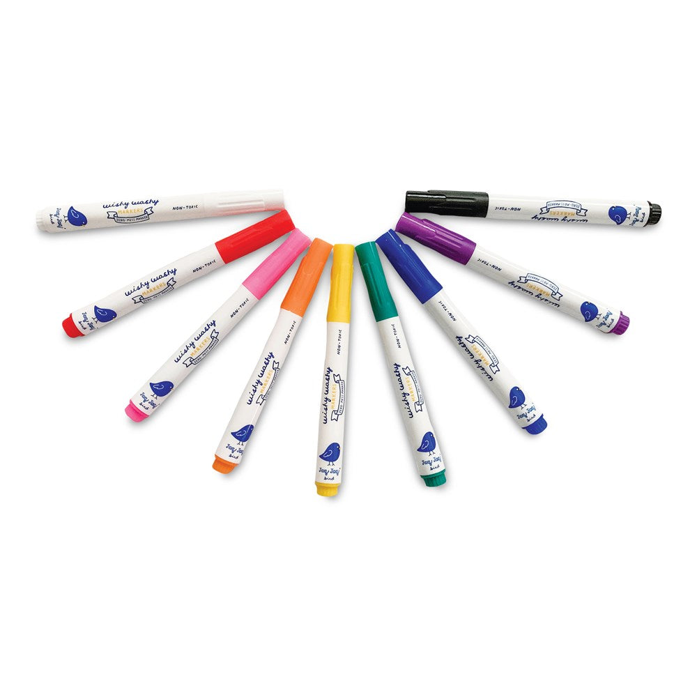 Jaq Jaq Bird Wishy Washy Markers 9pk - view 2