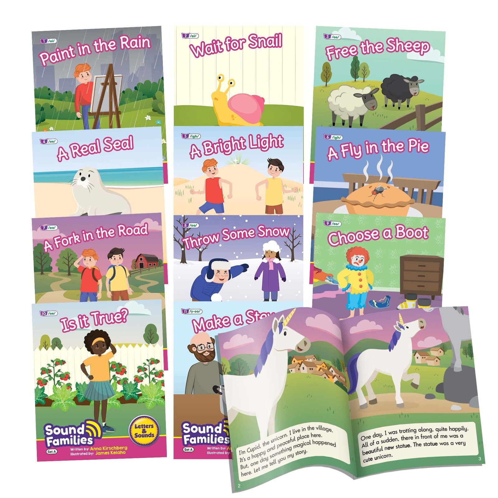 Sound Families Long Vowel Fiction Phase 5.5 - 6 pack
