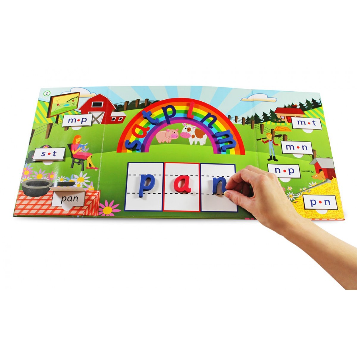 Rainbow Phonics - Word Farm Landscapes