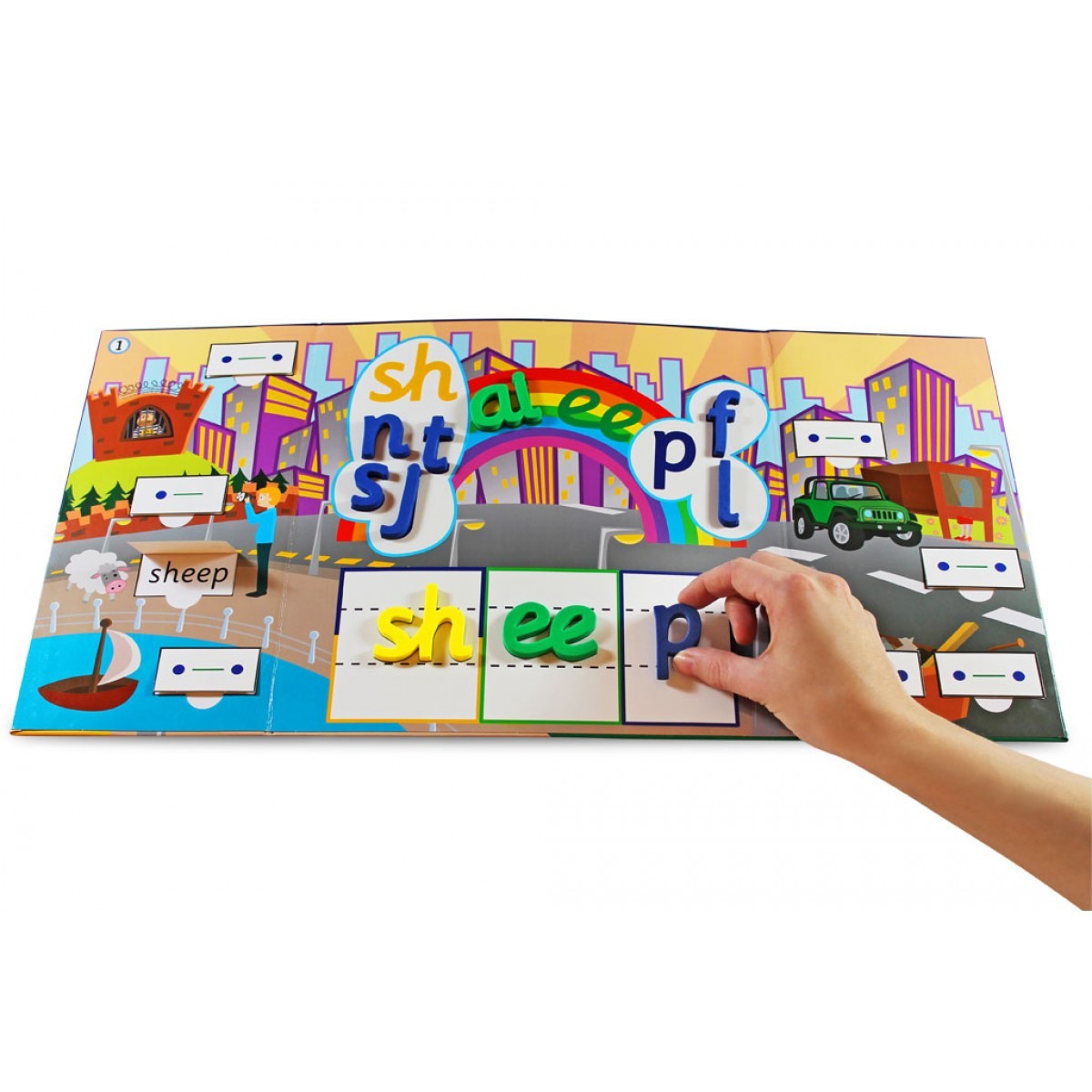 Rainbow Phonics - Word City Landscapes