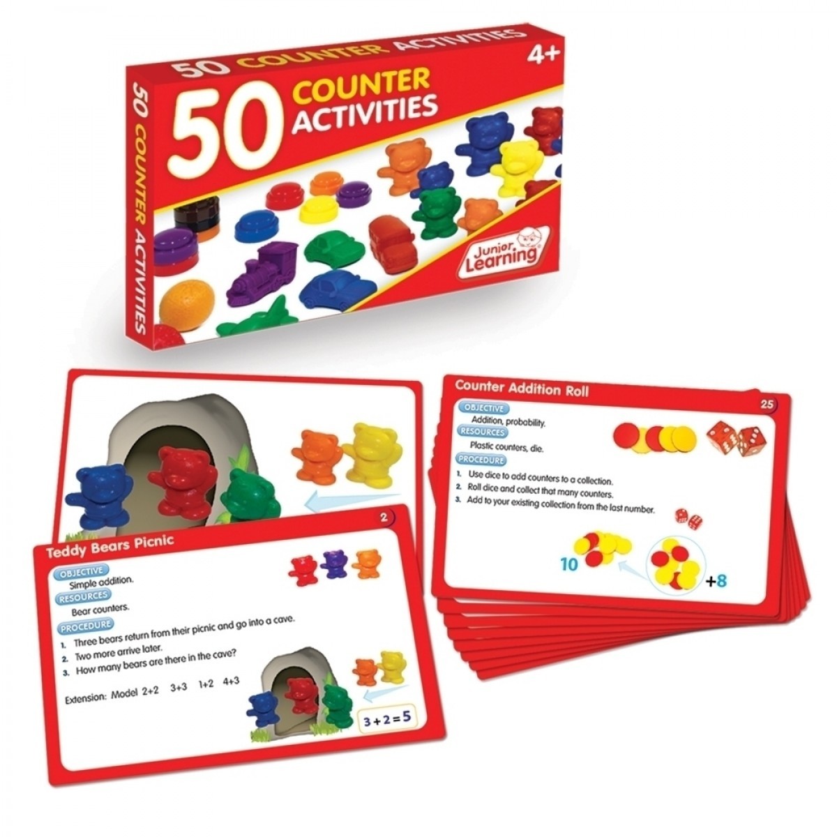50 Counter Activity Cards