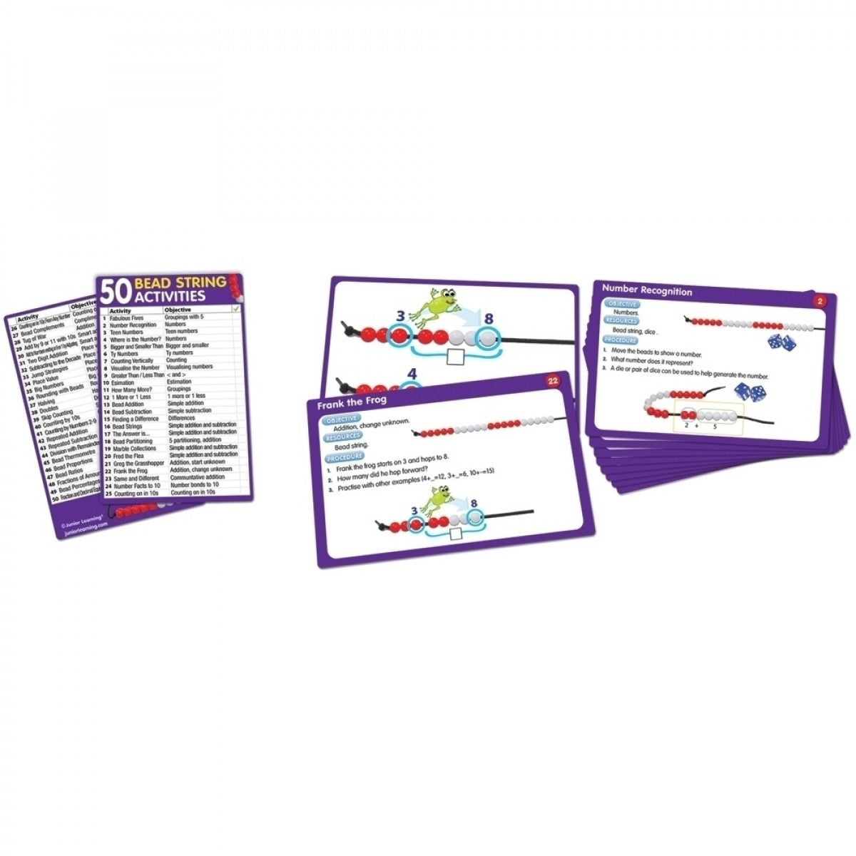 50 Bead String Activity Cards