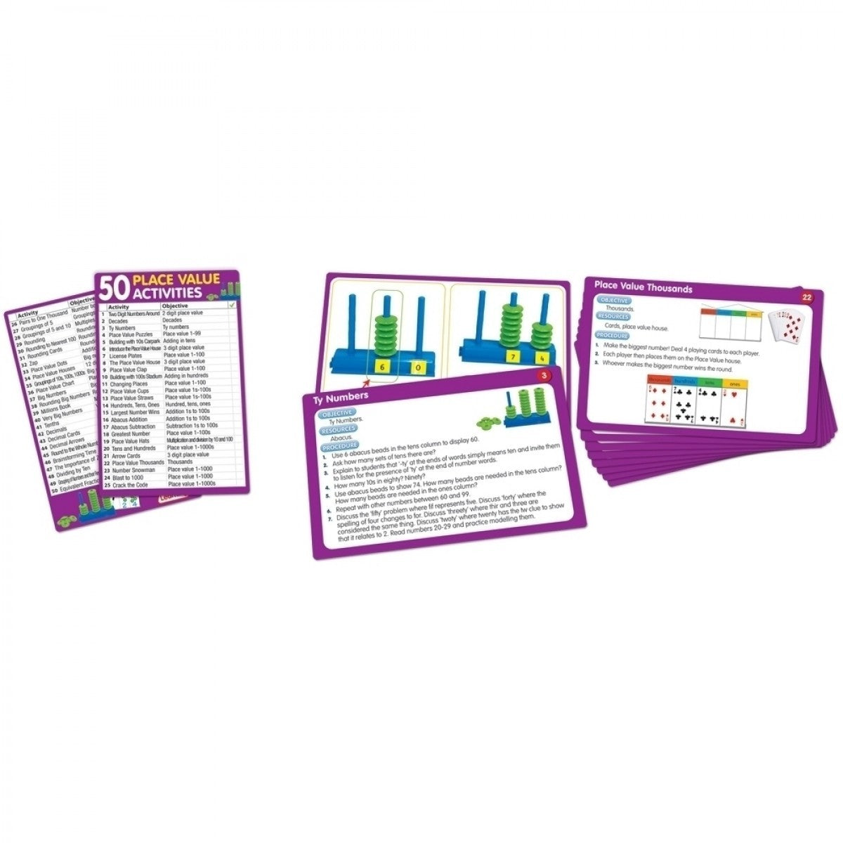 50 Place Value Activity Cards