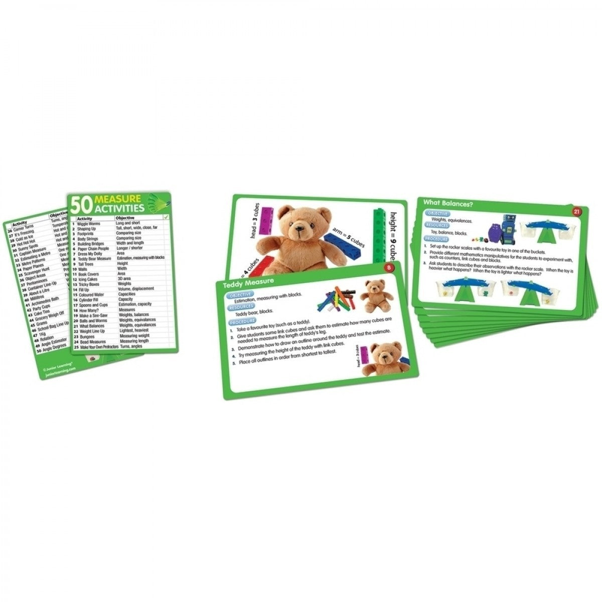 50 Measure Activity Cards