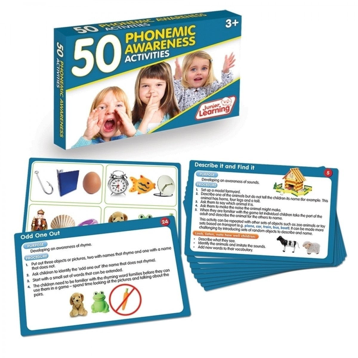 50 Phonemic Awareness Activity Cards