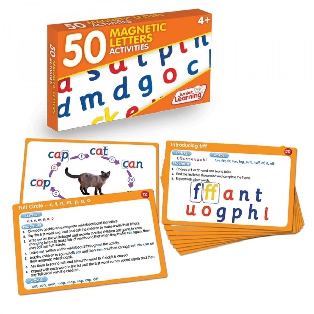 Magnetic Letter Activity Cards