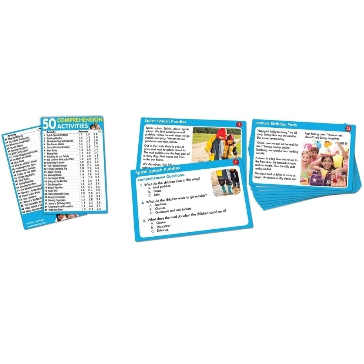 50 Comprehension Activity Cards