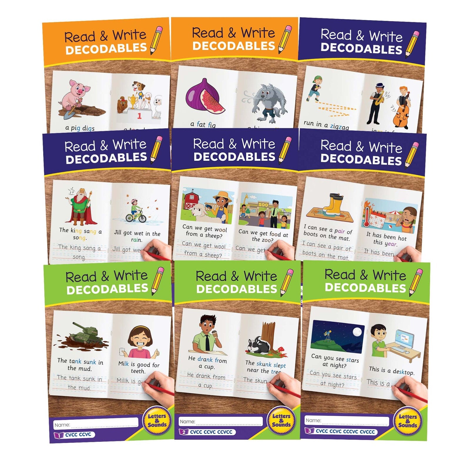 Read & Write Decodables - Set A