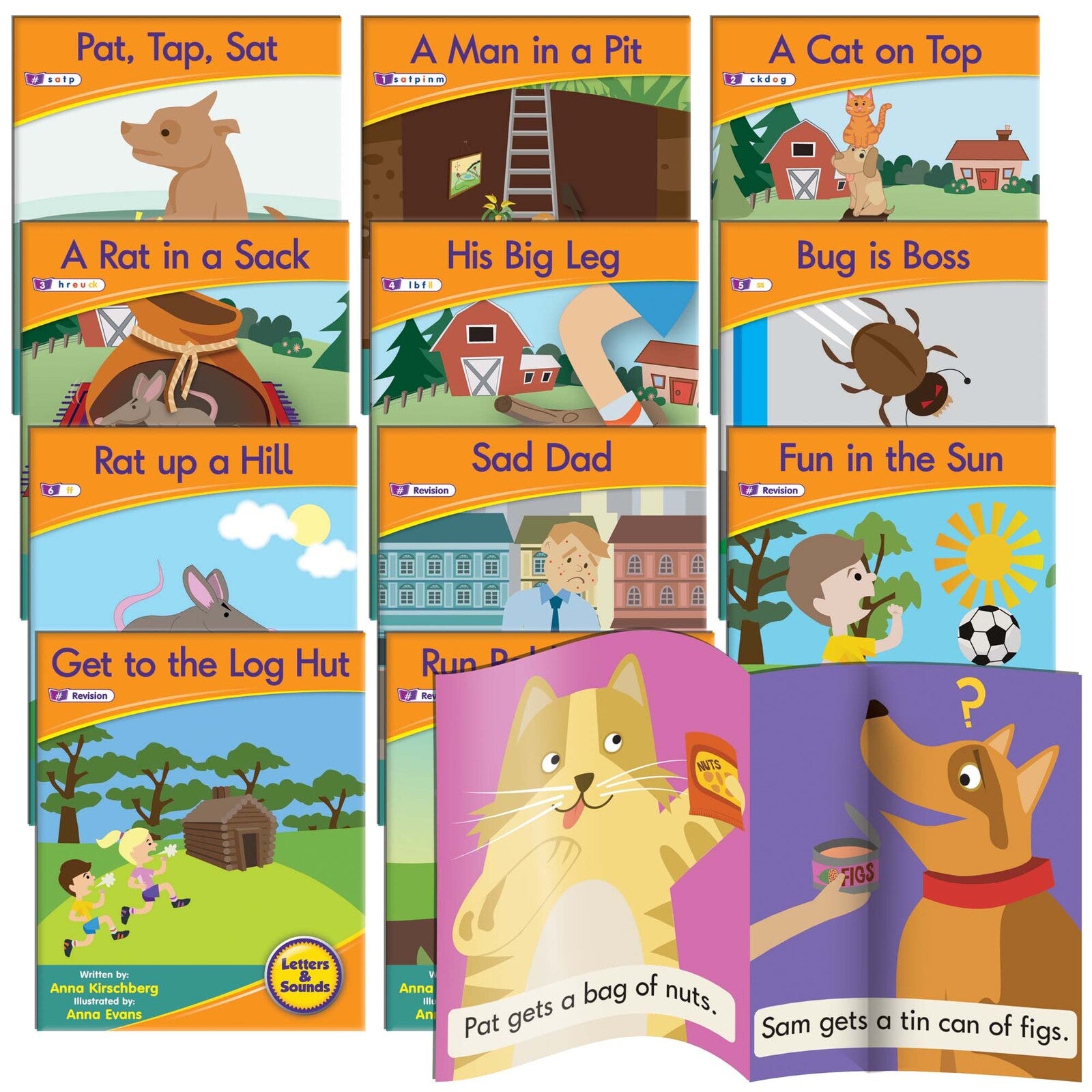 Letters & Sounds Phase 2 Set 1 Fiction - 6 Pack