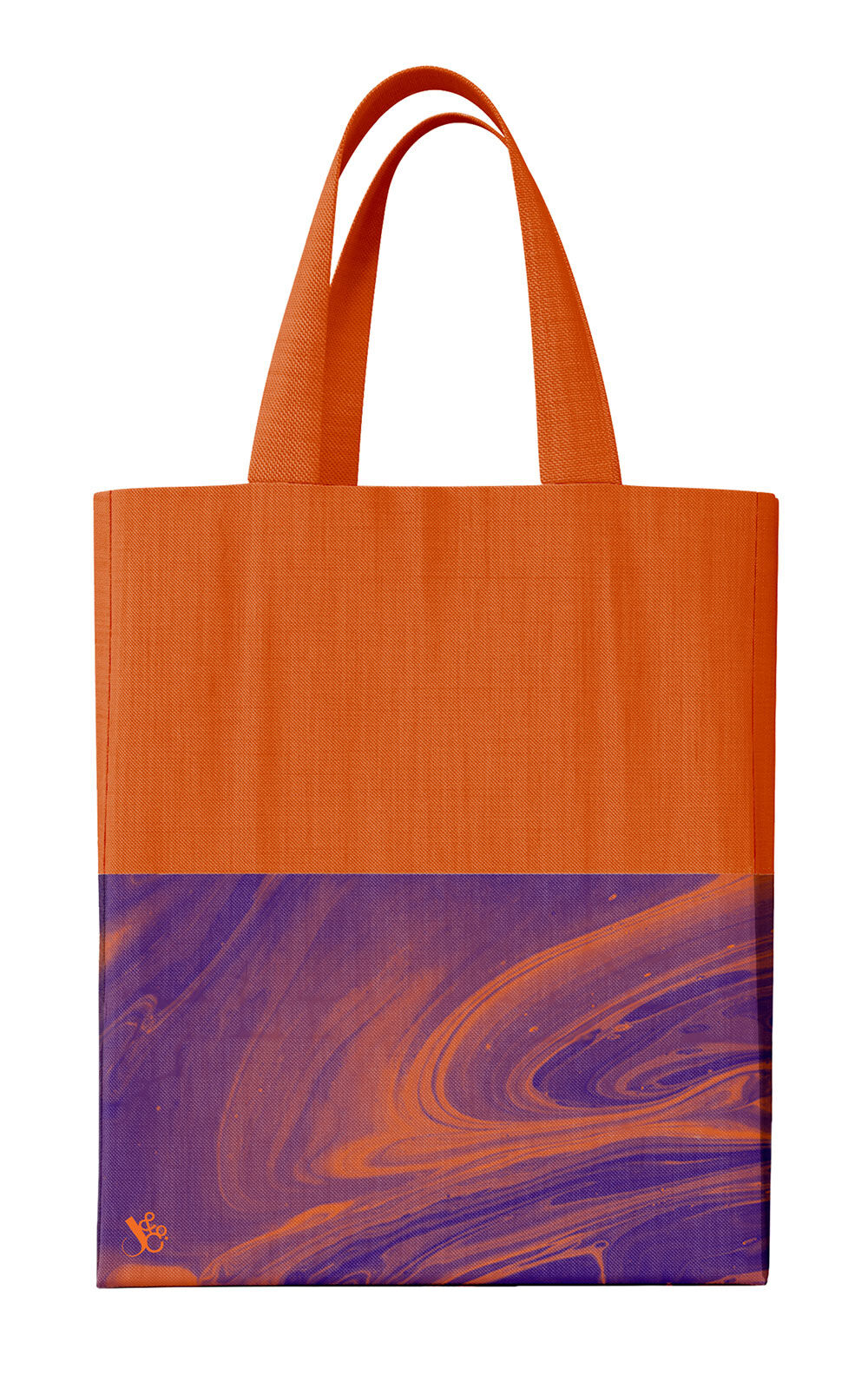 Jumble & Co Tote Bag - Fit A4 Bits & Bobs: Cotton Polyester Mix (Orange)