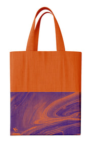 Jumble & Co Tote Bag - Fit A4 Bits & Bobs: Cotton Polyester Mix (Orange)