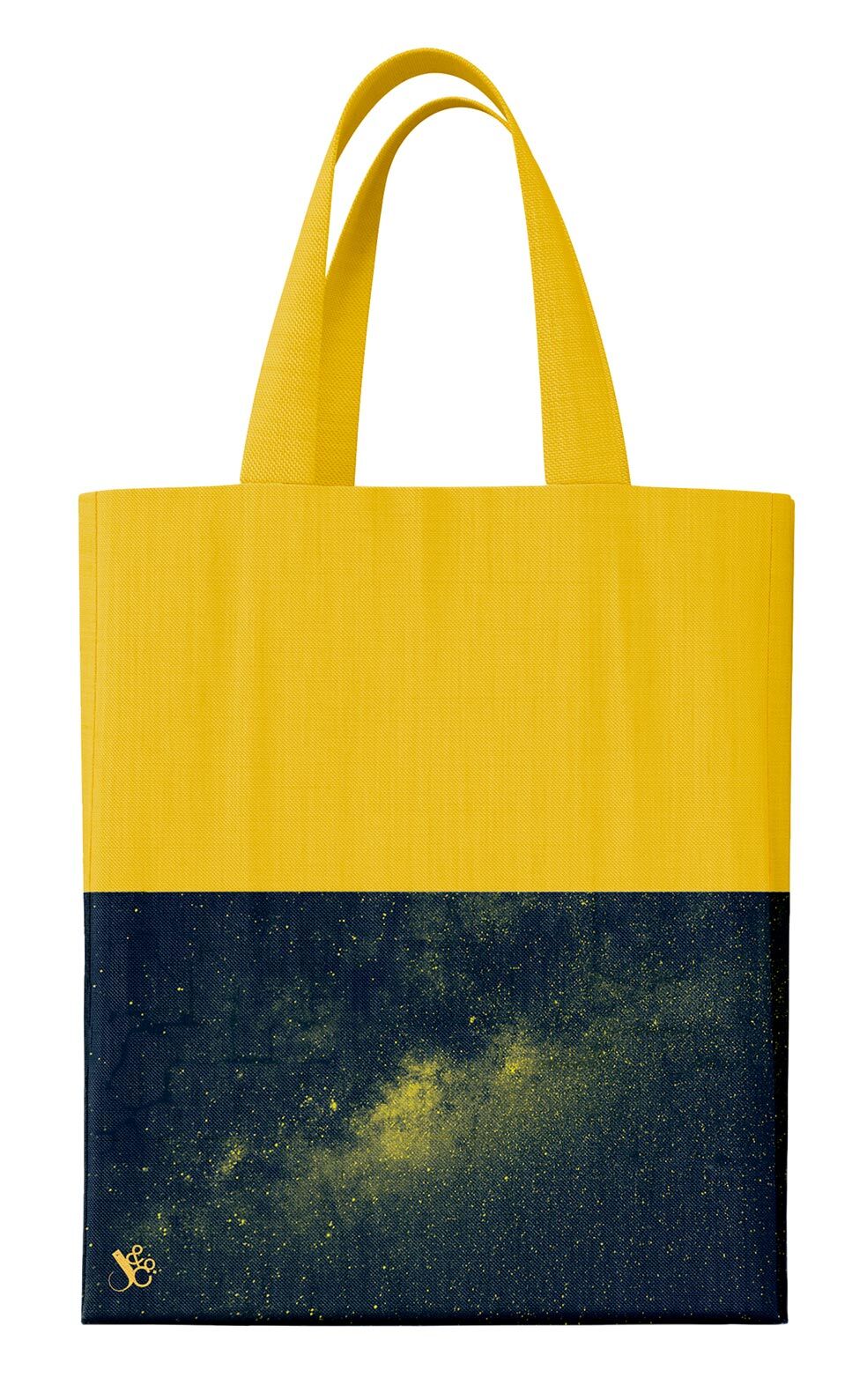 Jumble & Co Tote Bag - Fit A4 Bits & Bobs: Cotton Polyester Mix (Yellow)