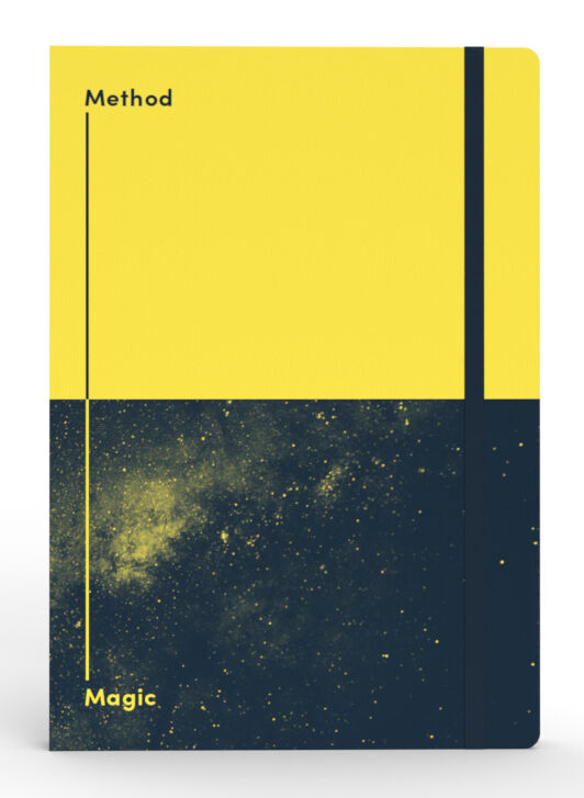 Jumble & Co Notebook - A5 Ruled & Dot Grid: Method & Magic (Yellow)